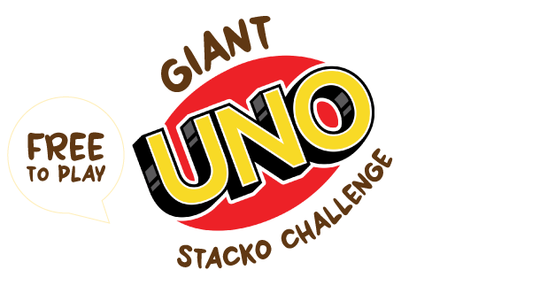 Giant UNO Stacko Challenge